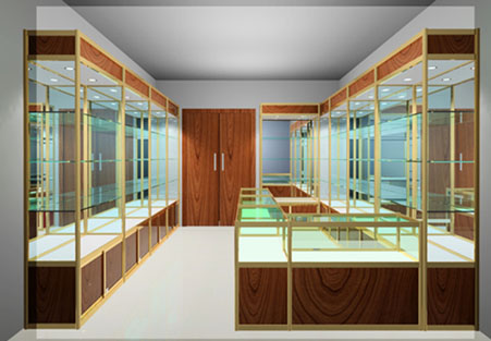 鈦合金展示柜05